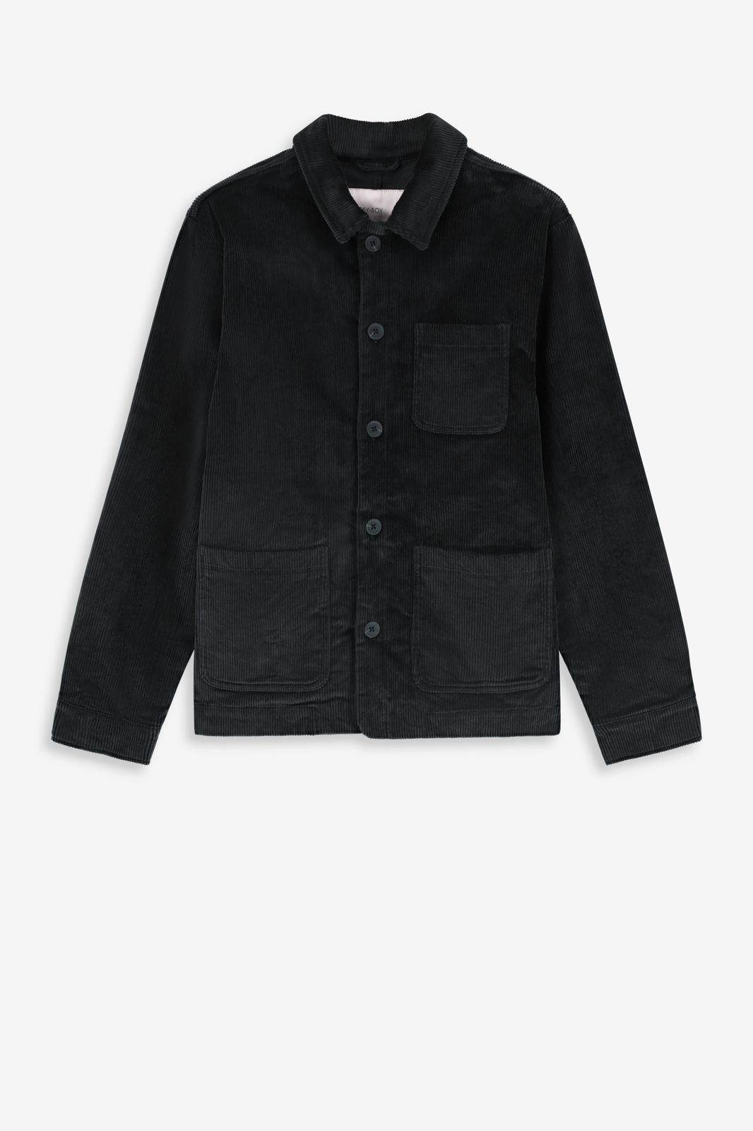 Blouson en velours côtelé - gris foncé