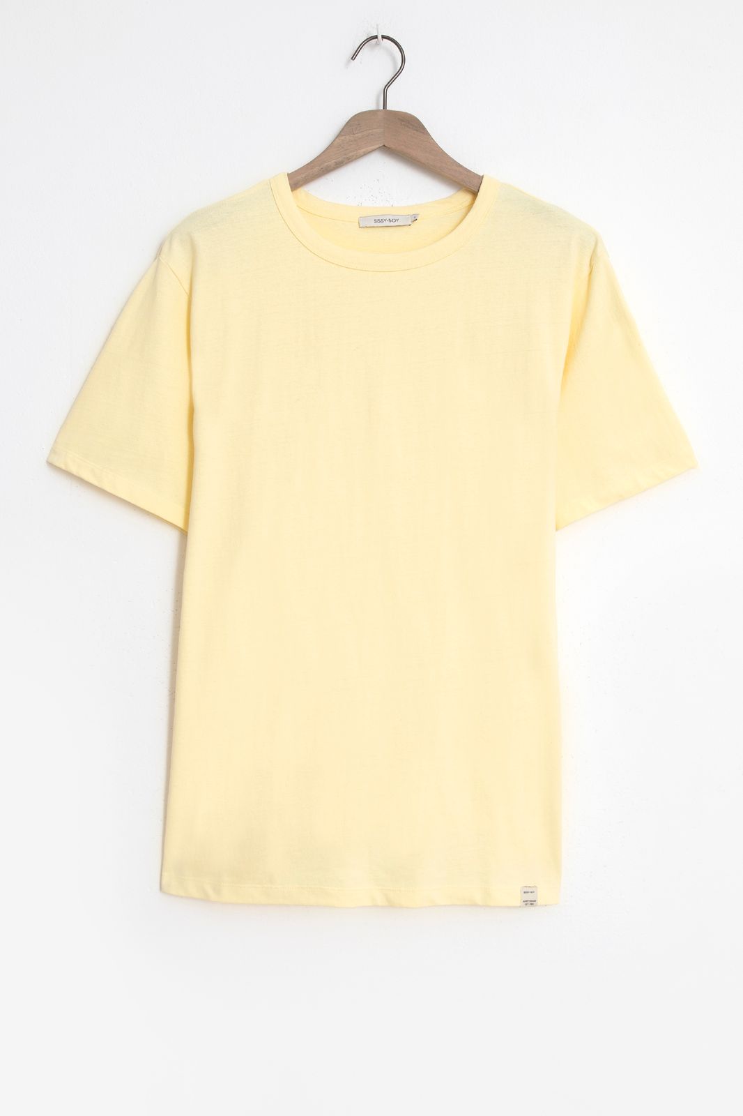 T-shirt en coton - jaune clair