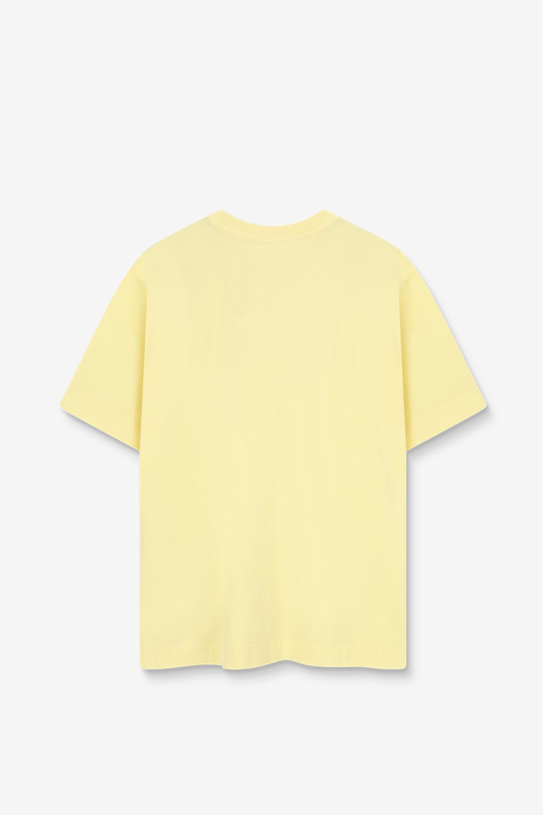 T-shirt boxy - jaune clair