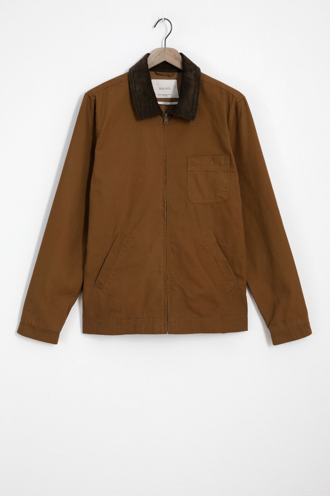 Manteau en coton - brun
