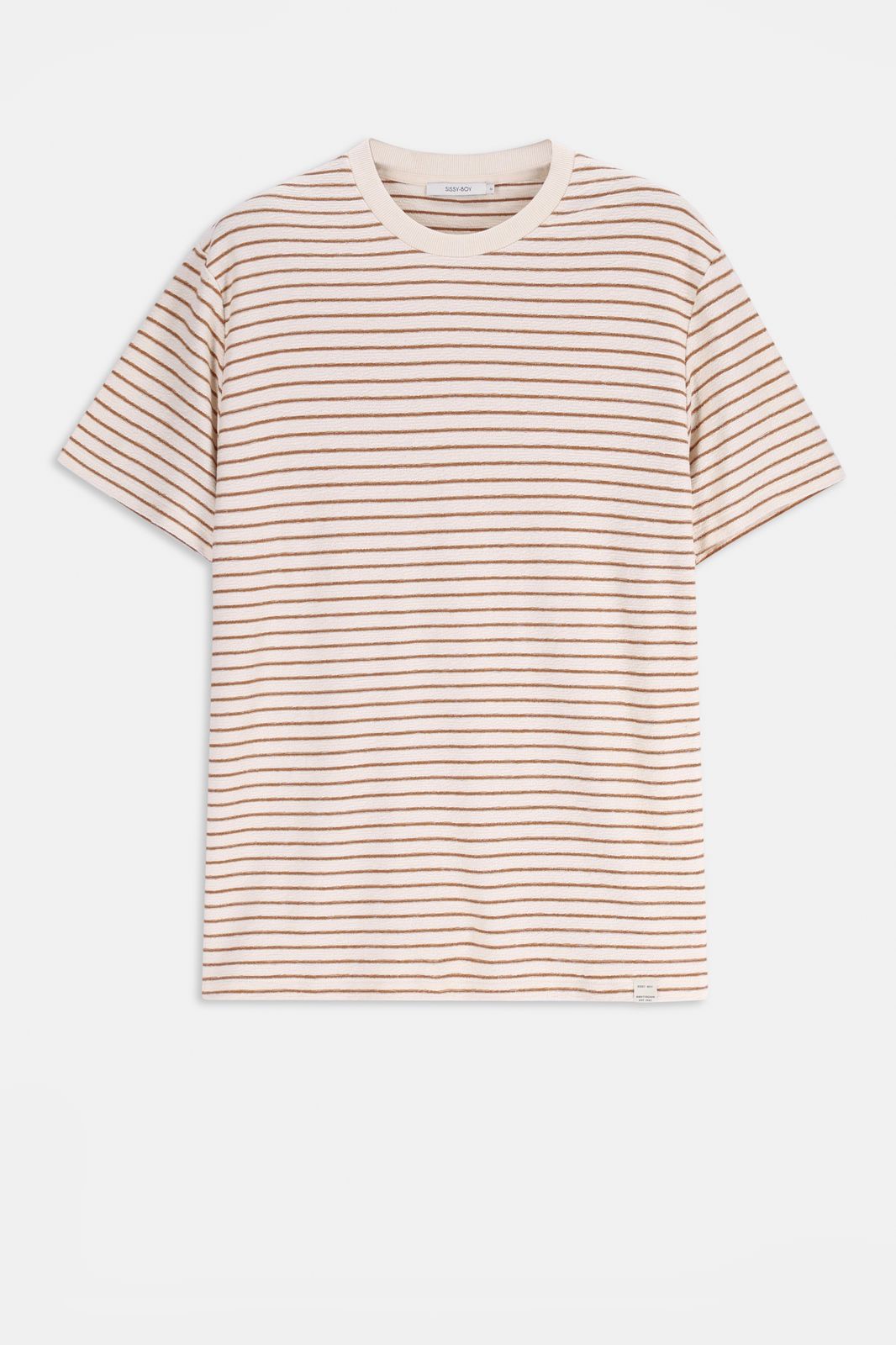 T-shirt à rayures - blanc