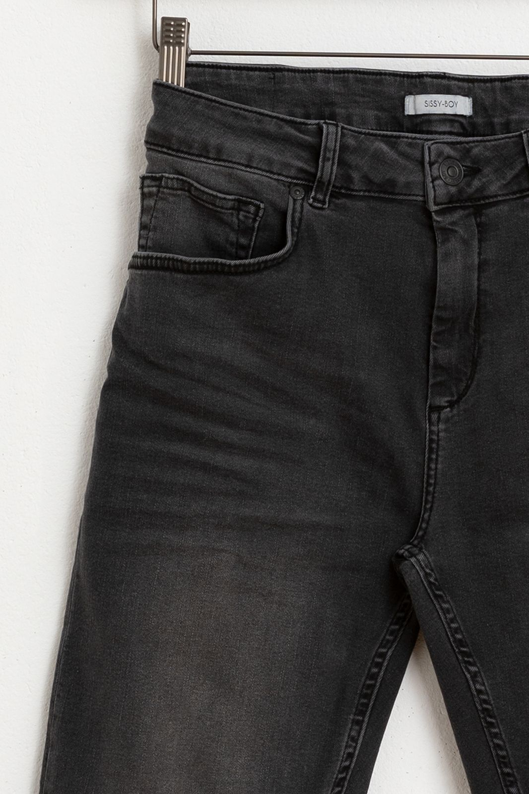Short en jean - noir