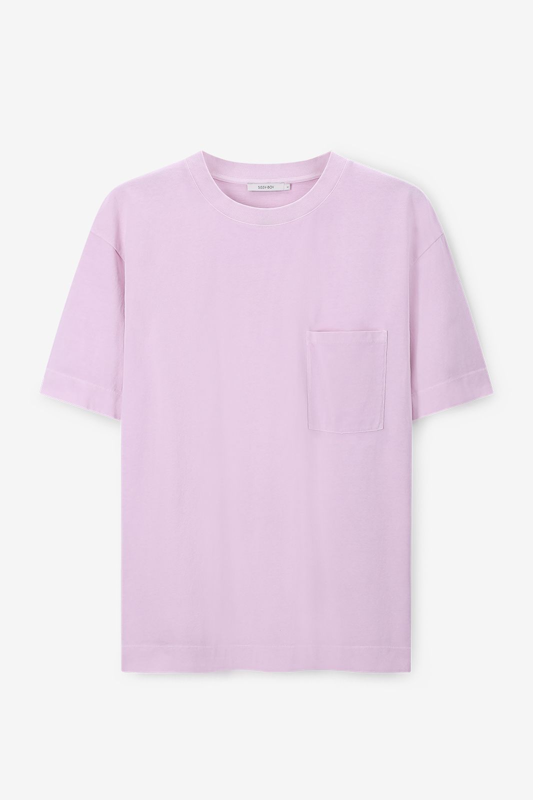 T-shirt boxy - rose clair