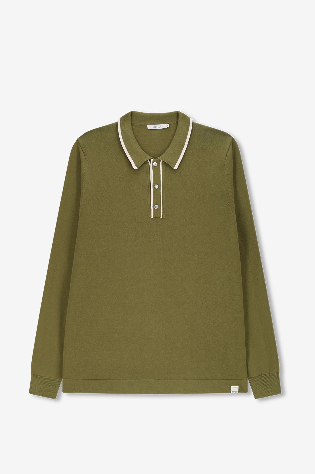 Polo tricoté - vert