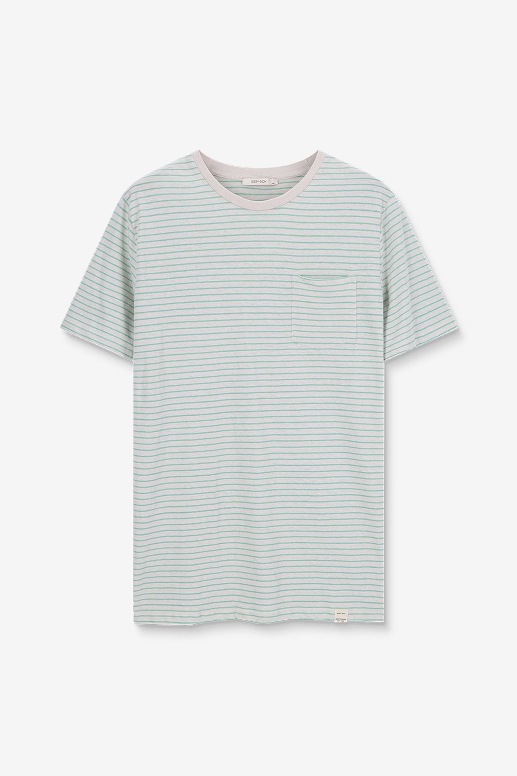 T-shirt rayé - vert