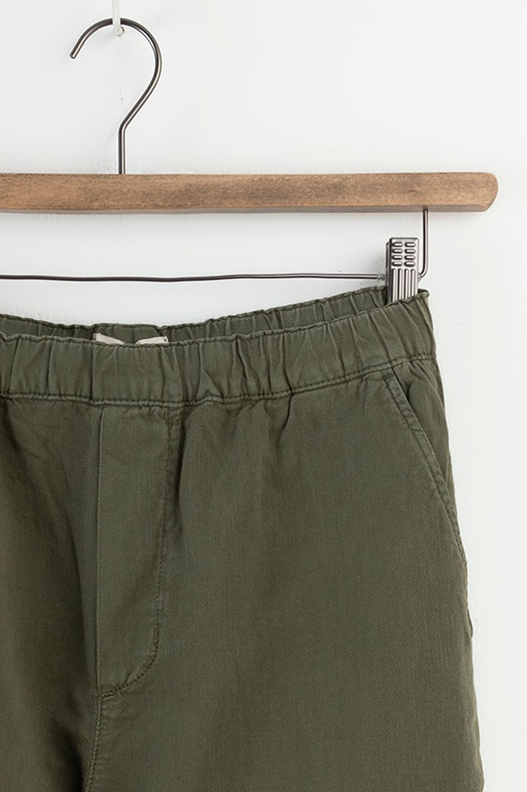 Pantalon avec taille élastique - vert