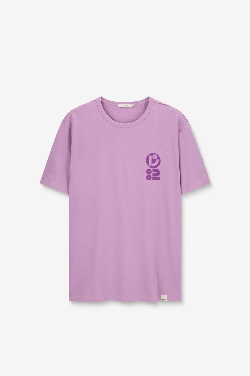 T-shirt avec illustration - violet clair