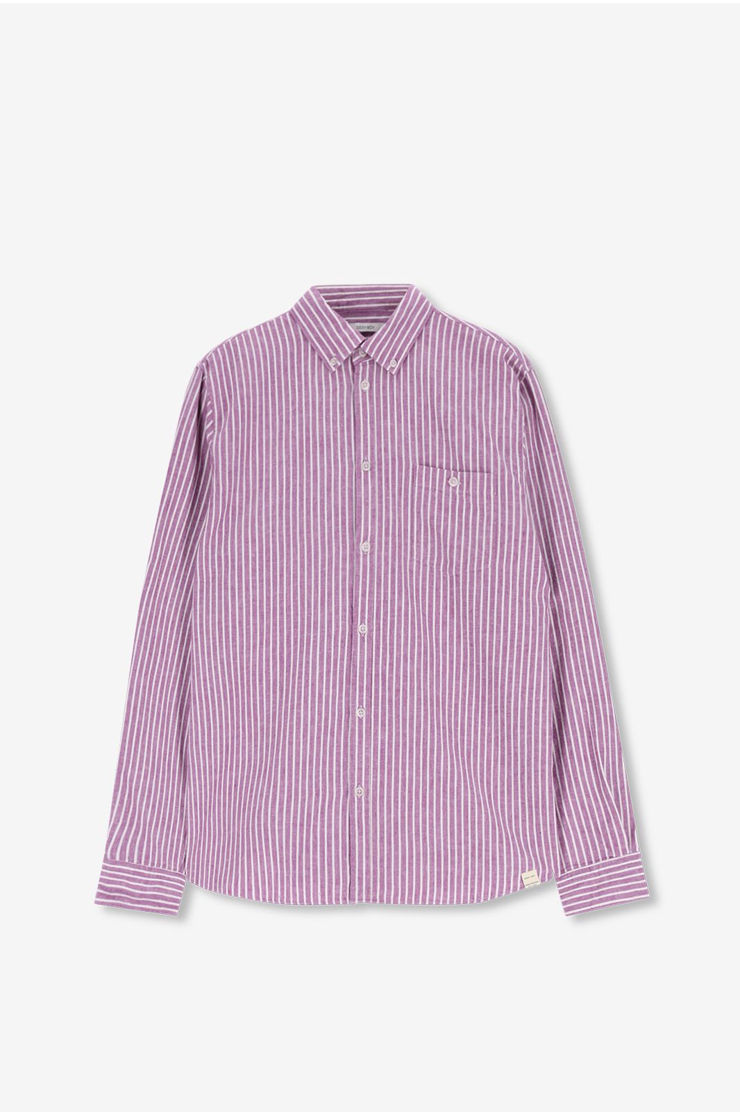 Chemise à rayures - violet clair
