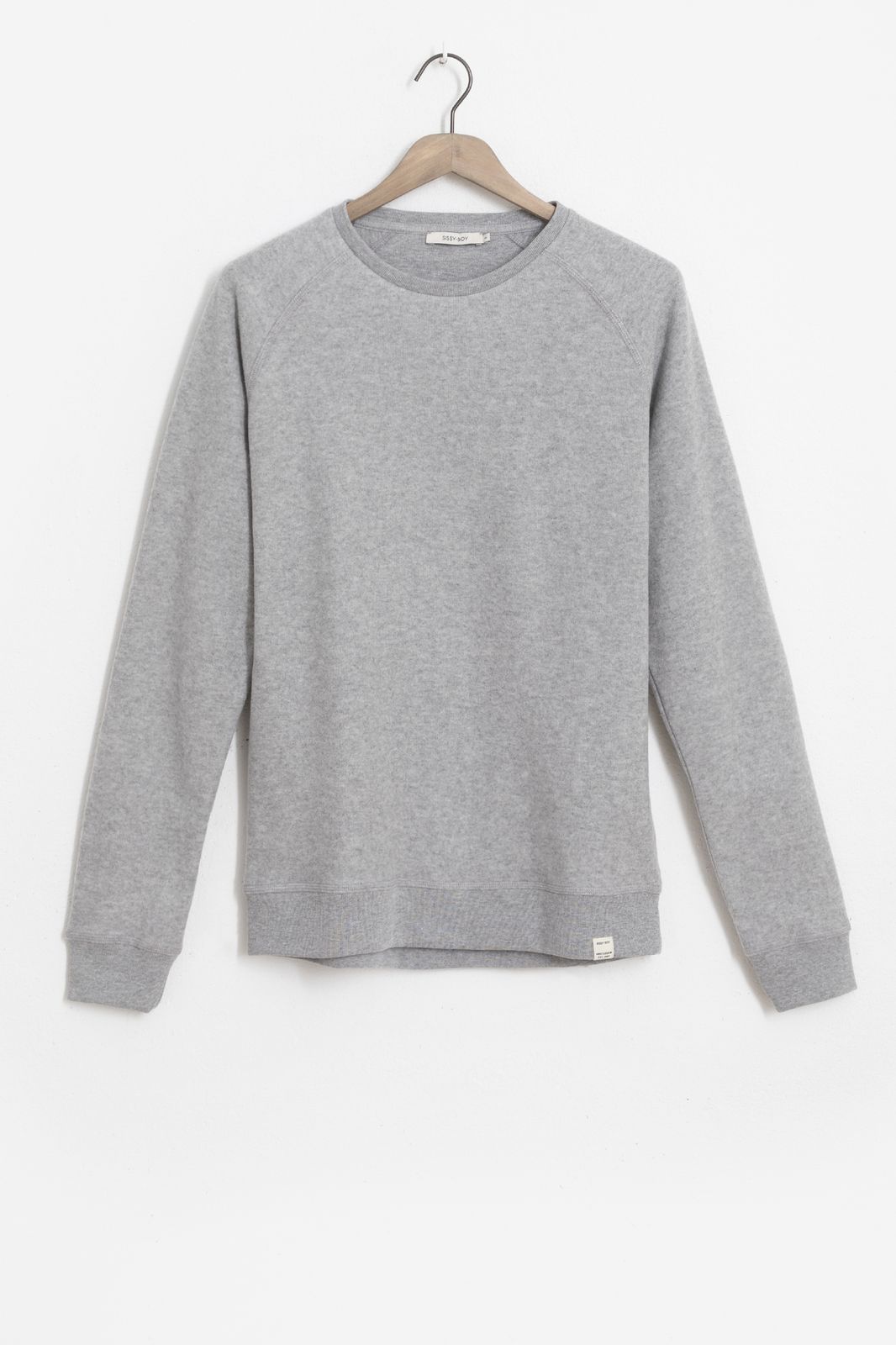 Raglan light sweater grijs - Heren | Sissy-Boy