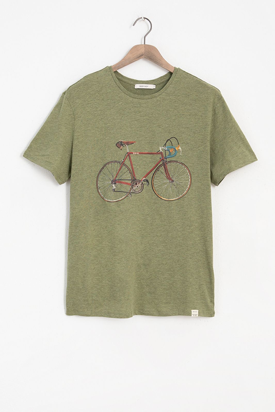 Groen T-shirt bike - Heren | Sissy-Boy