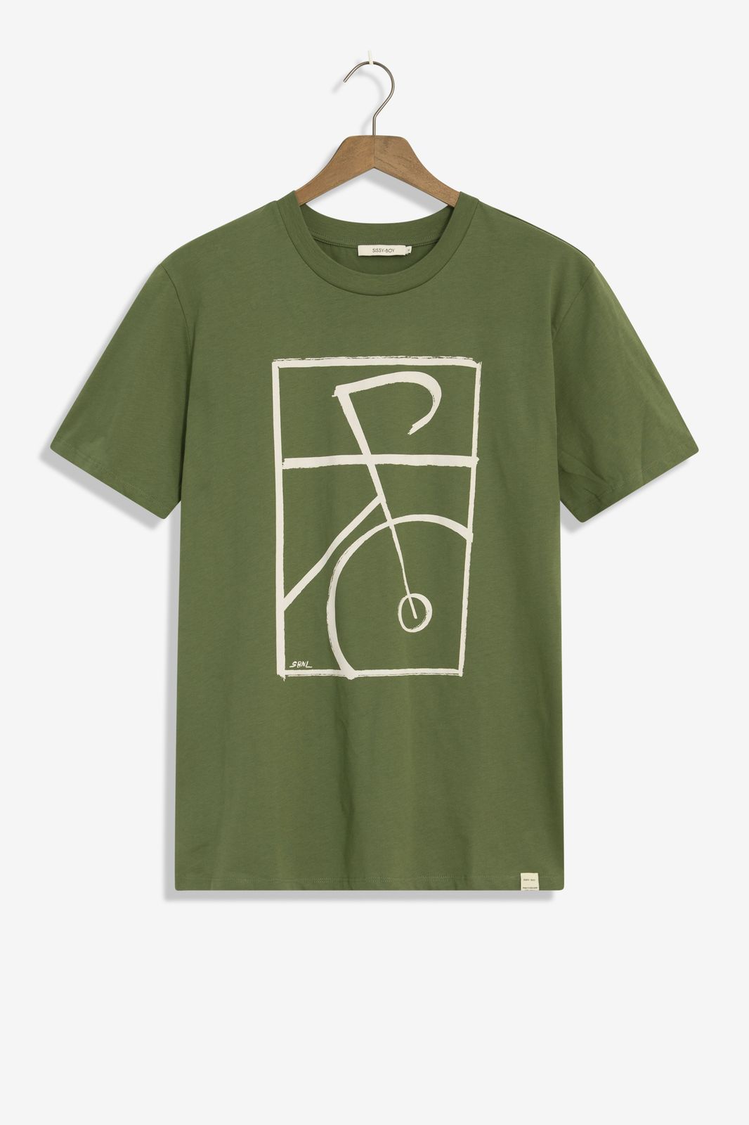 Groen T-shirt Bike - Heren | Sissy-Boy