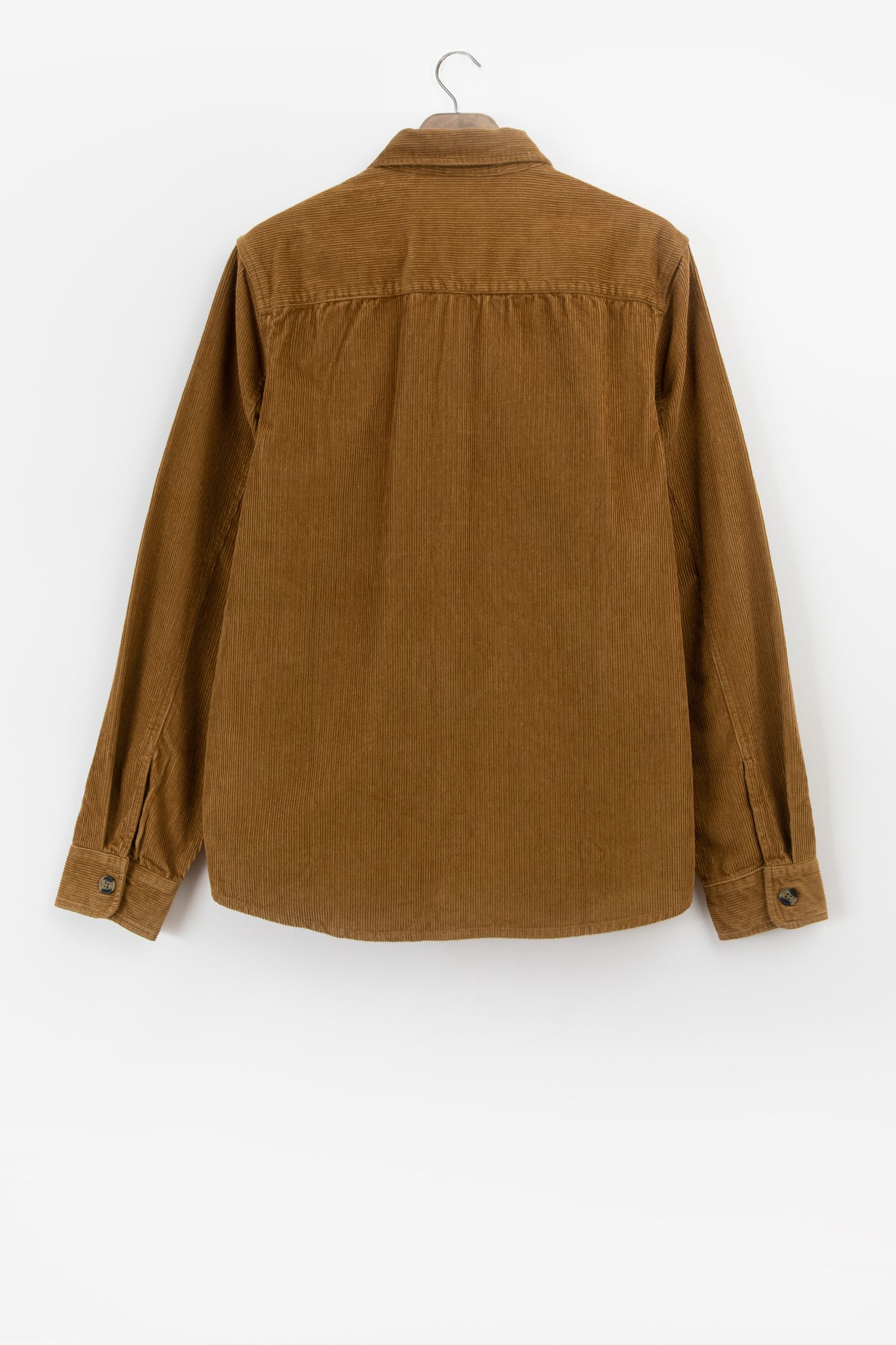 Corduroy overhemd heren groen sale