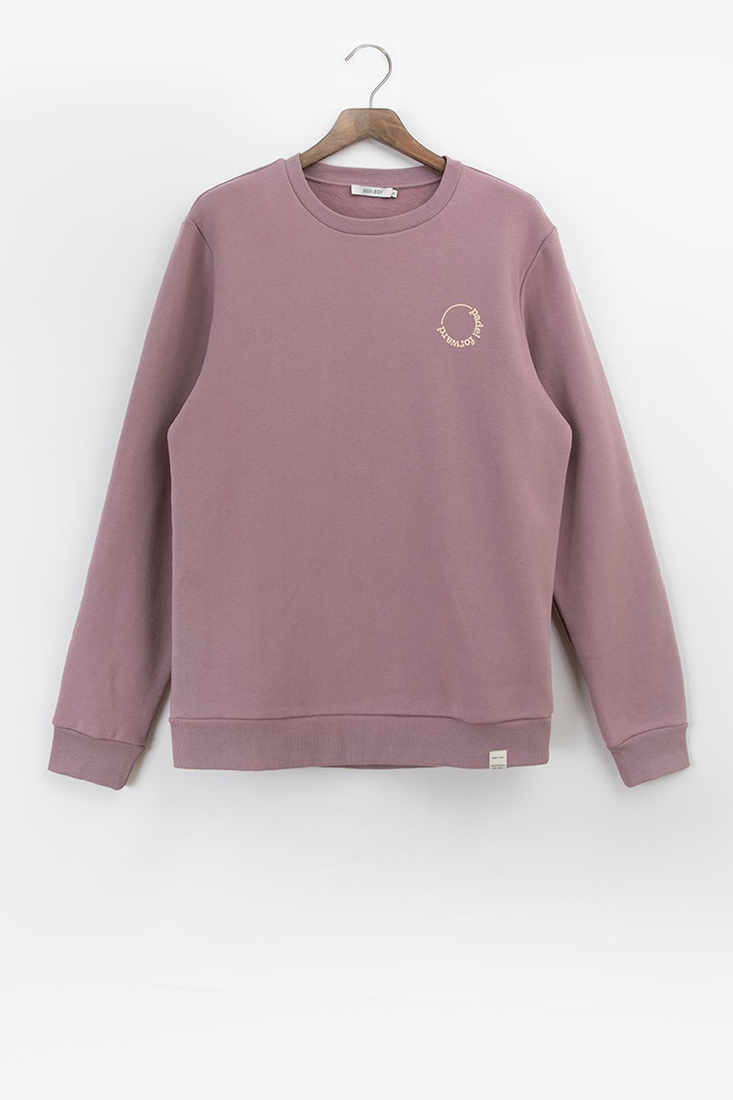 Vergrijsd paarse sweater met print - Heren | Sissy-Boy
