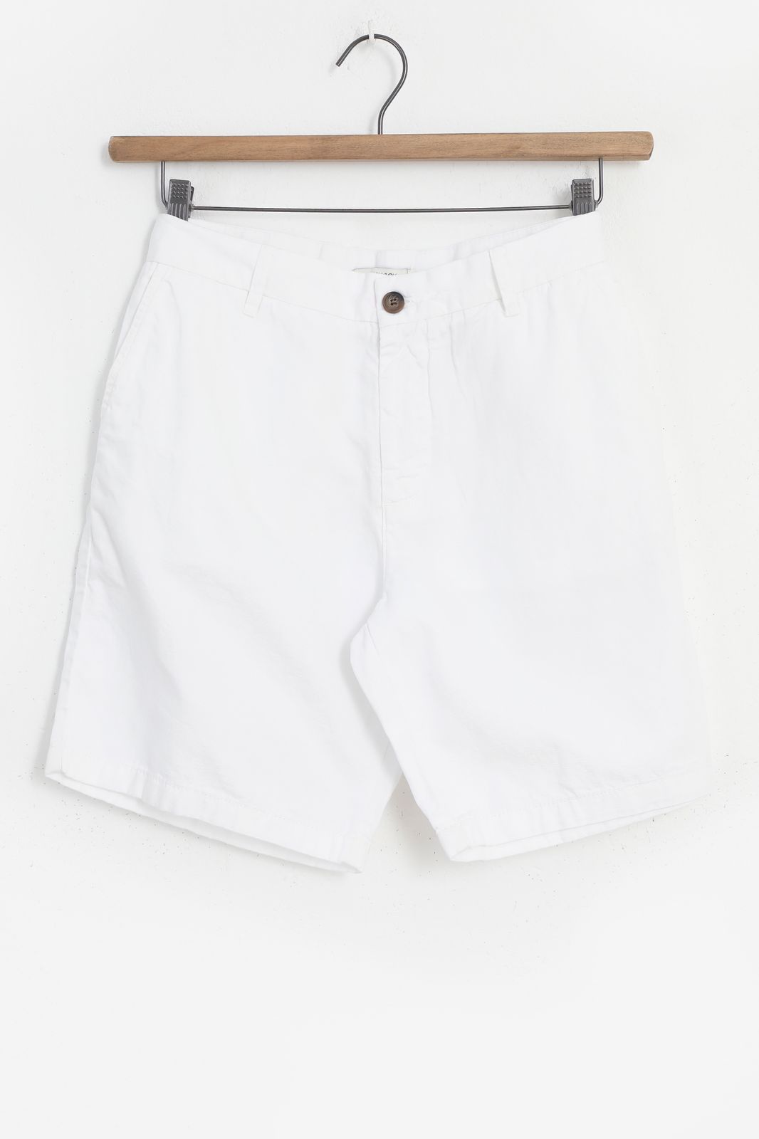 Witte katoenen chino shorts - Heren | Sissy-Boy