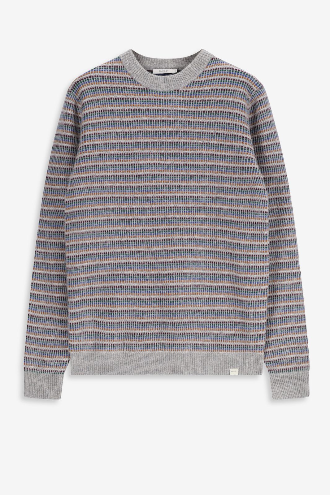 Pull en laine à rayures - multicolore