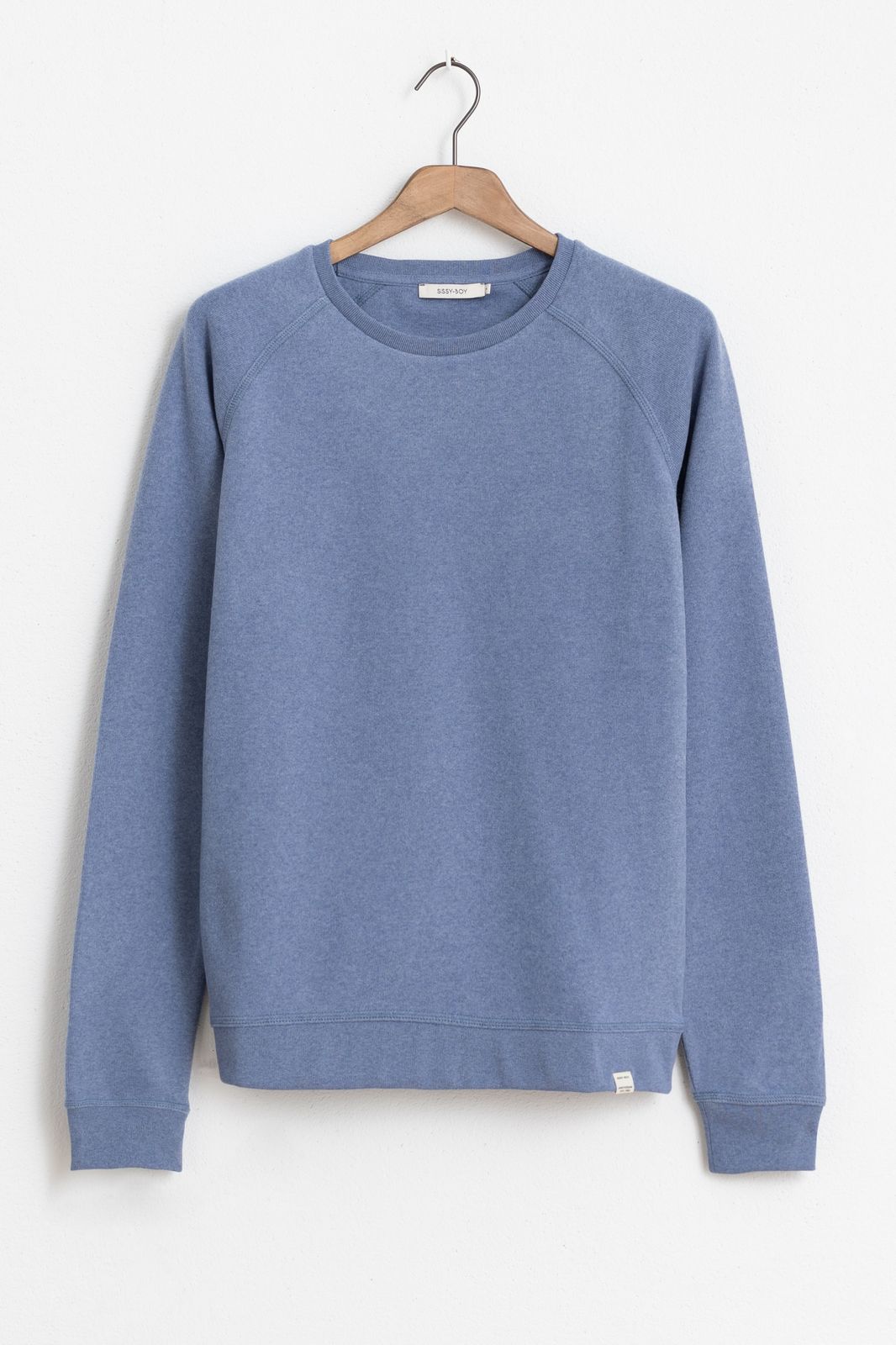 Raglan light sweater blauw