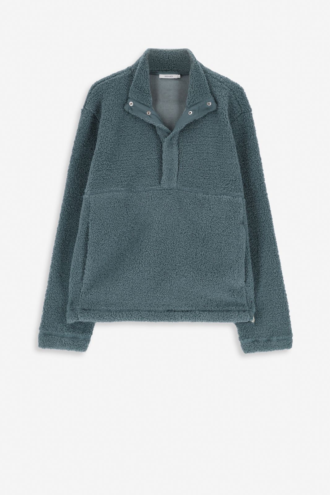 Sweat duveteux - bleu