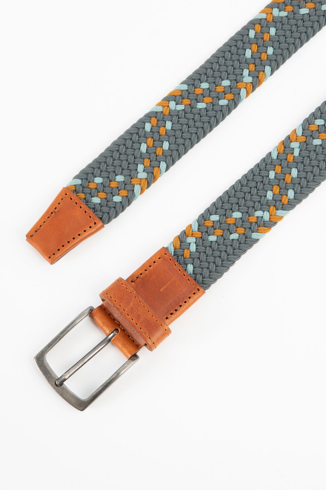 Ceinture tressée - bleu