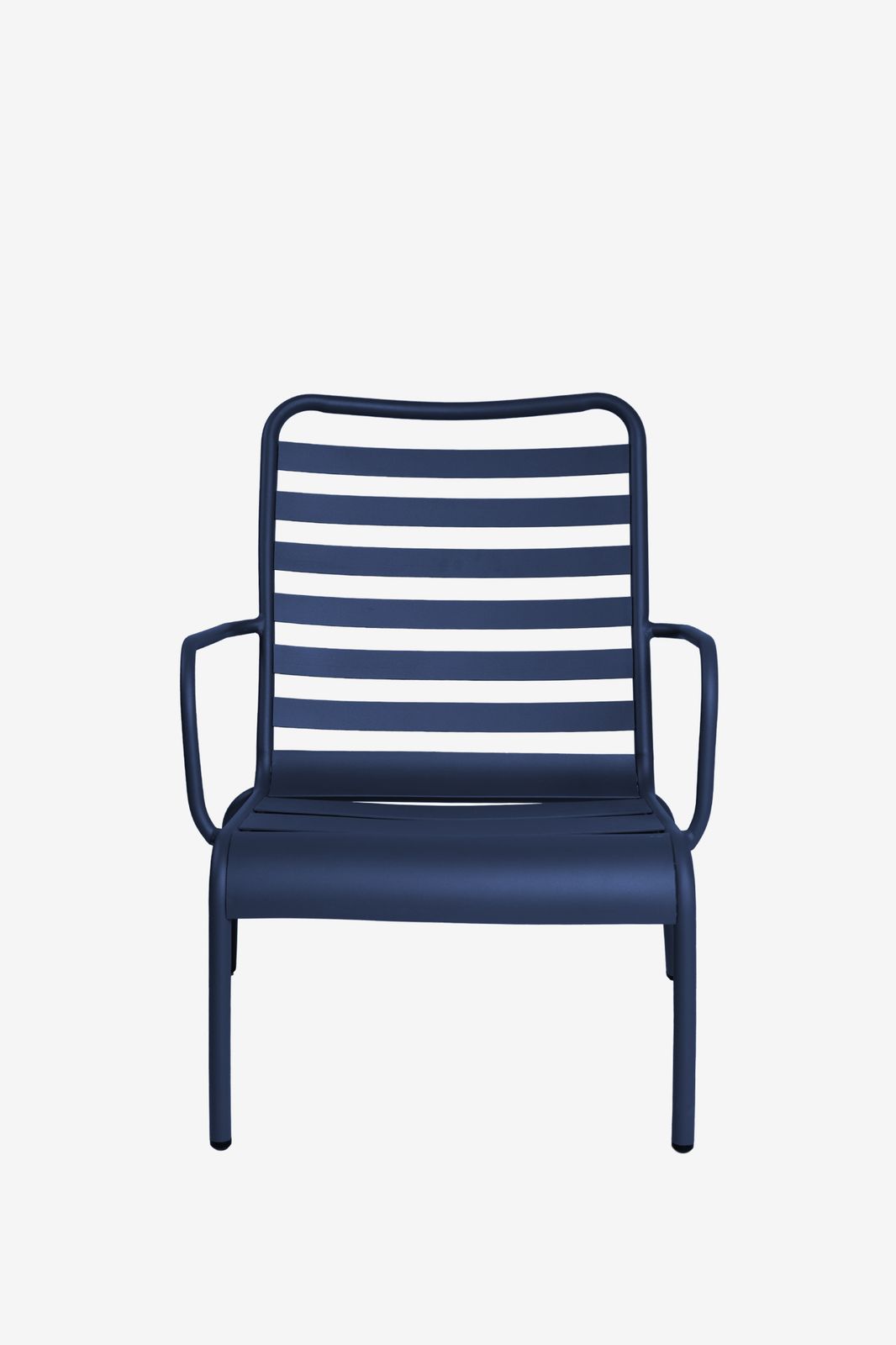 Donkerblauwe lounge stoel en footstool Claude - Homeland | Sissy-Boy