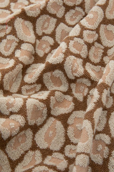 Lijkt op Malawi slagader Handdoek bruin met panterprint