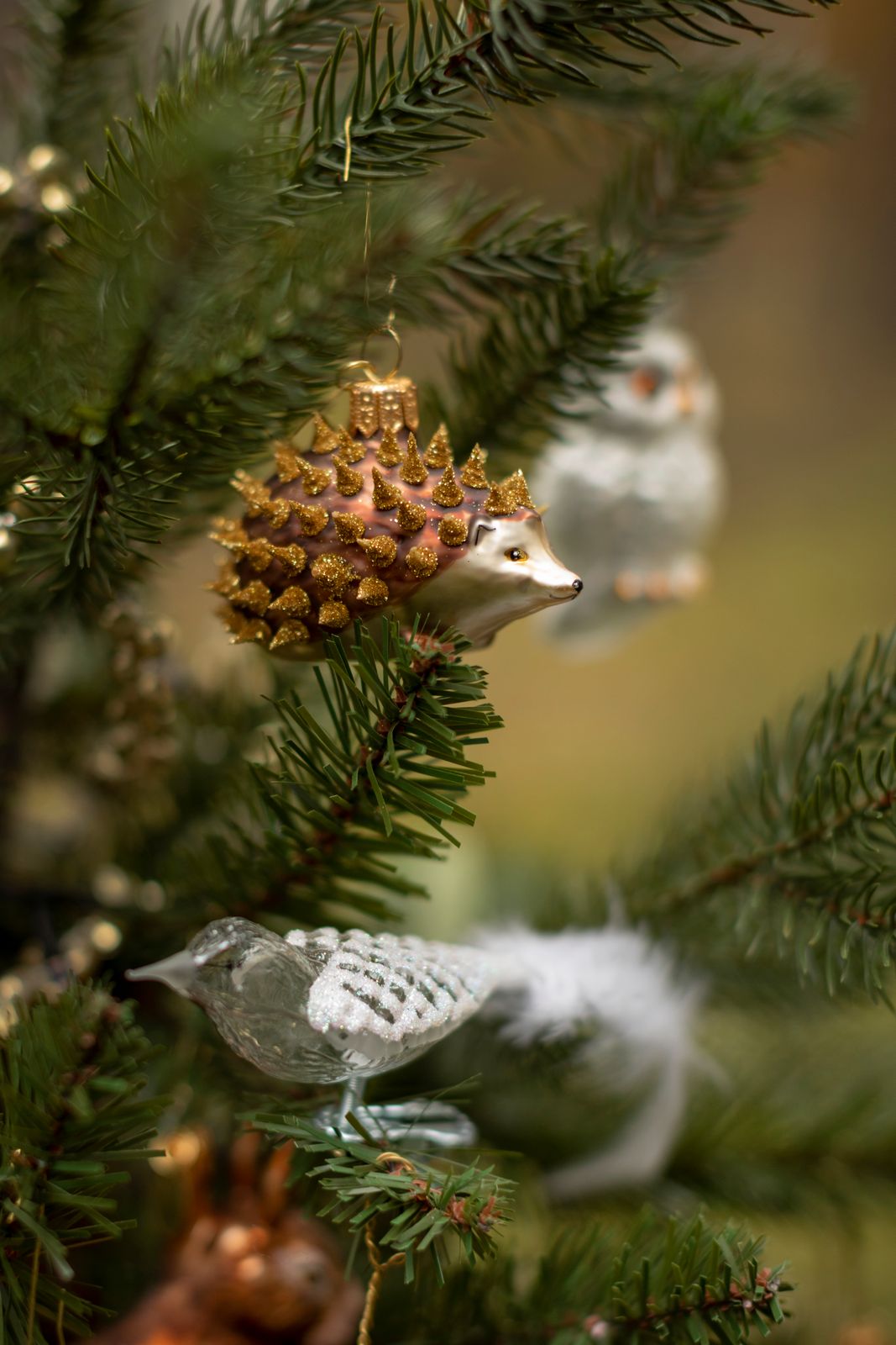 Kerst ornament egel