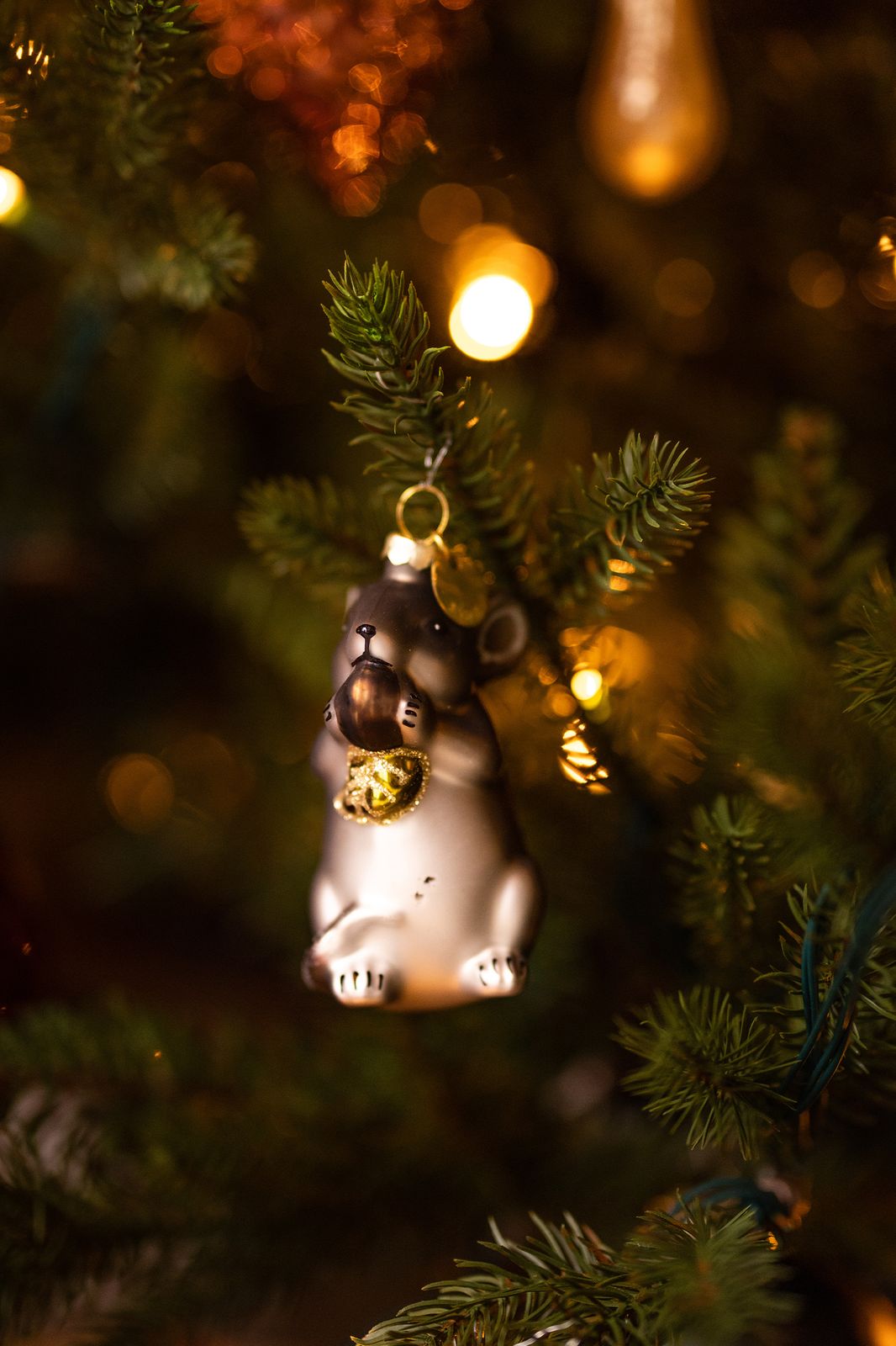 Kerst ornament muis