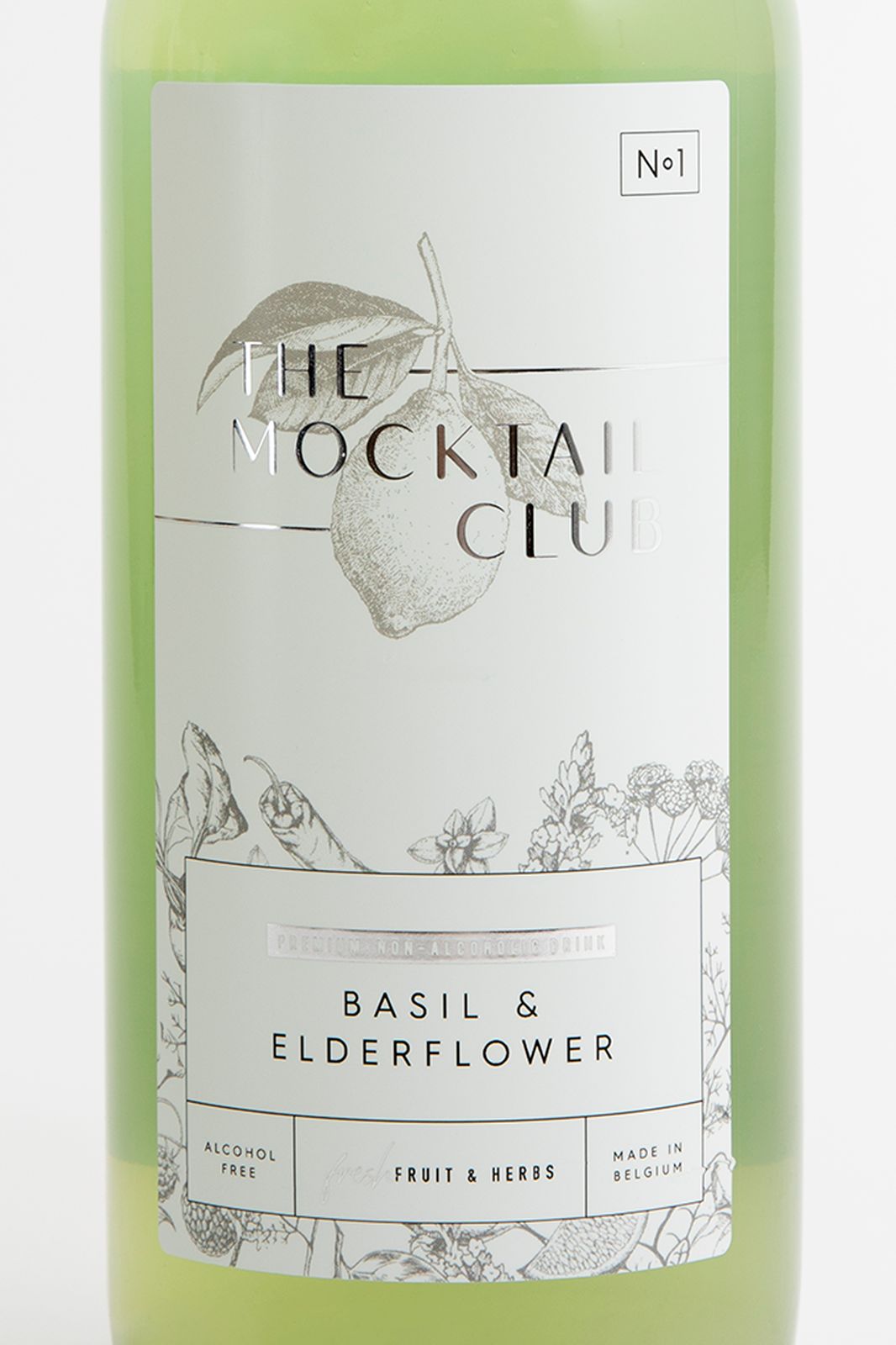The mocktail club basil & elderflower mocktail
