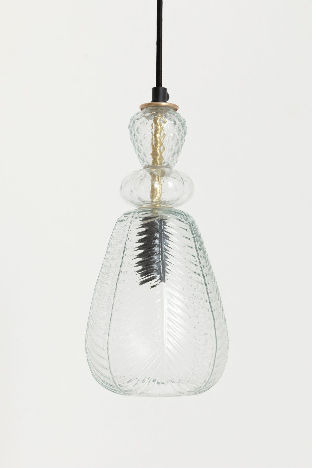 Glazen hanglamp transparant