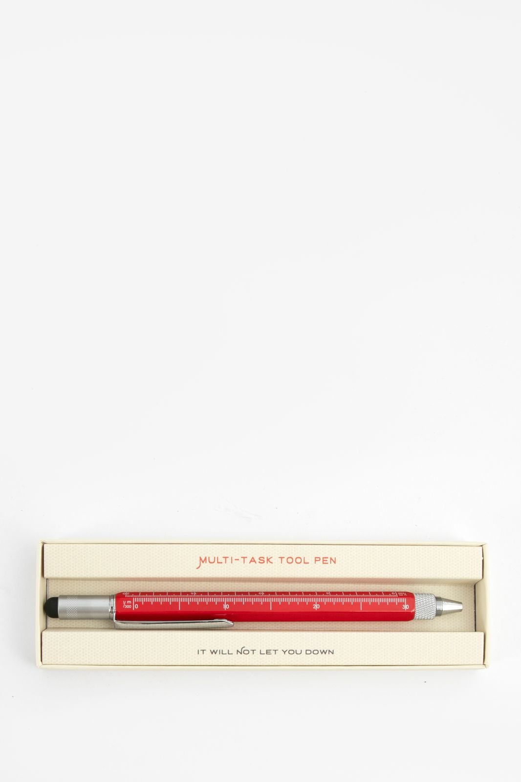 Rode multifunctionele pen