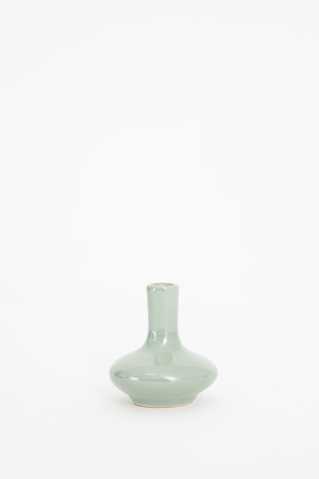 Kleine Vase - salbeigrün