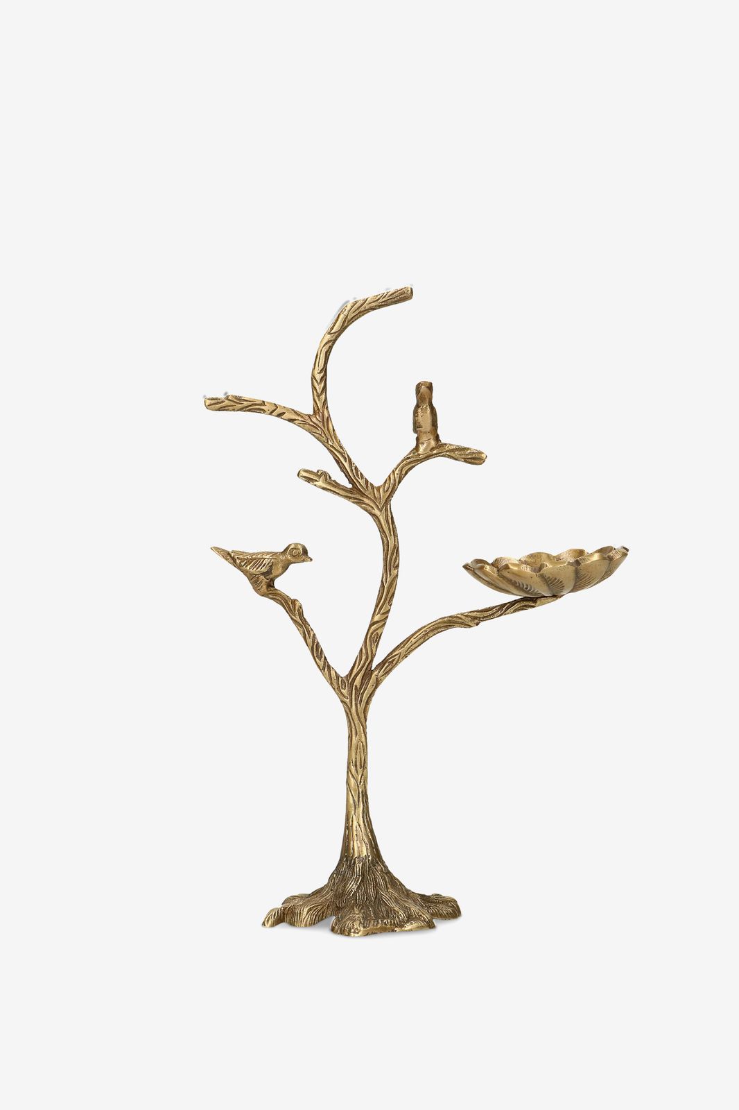 Goudkleurige sieradenhouder boom (groot)