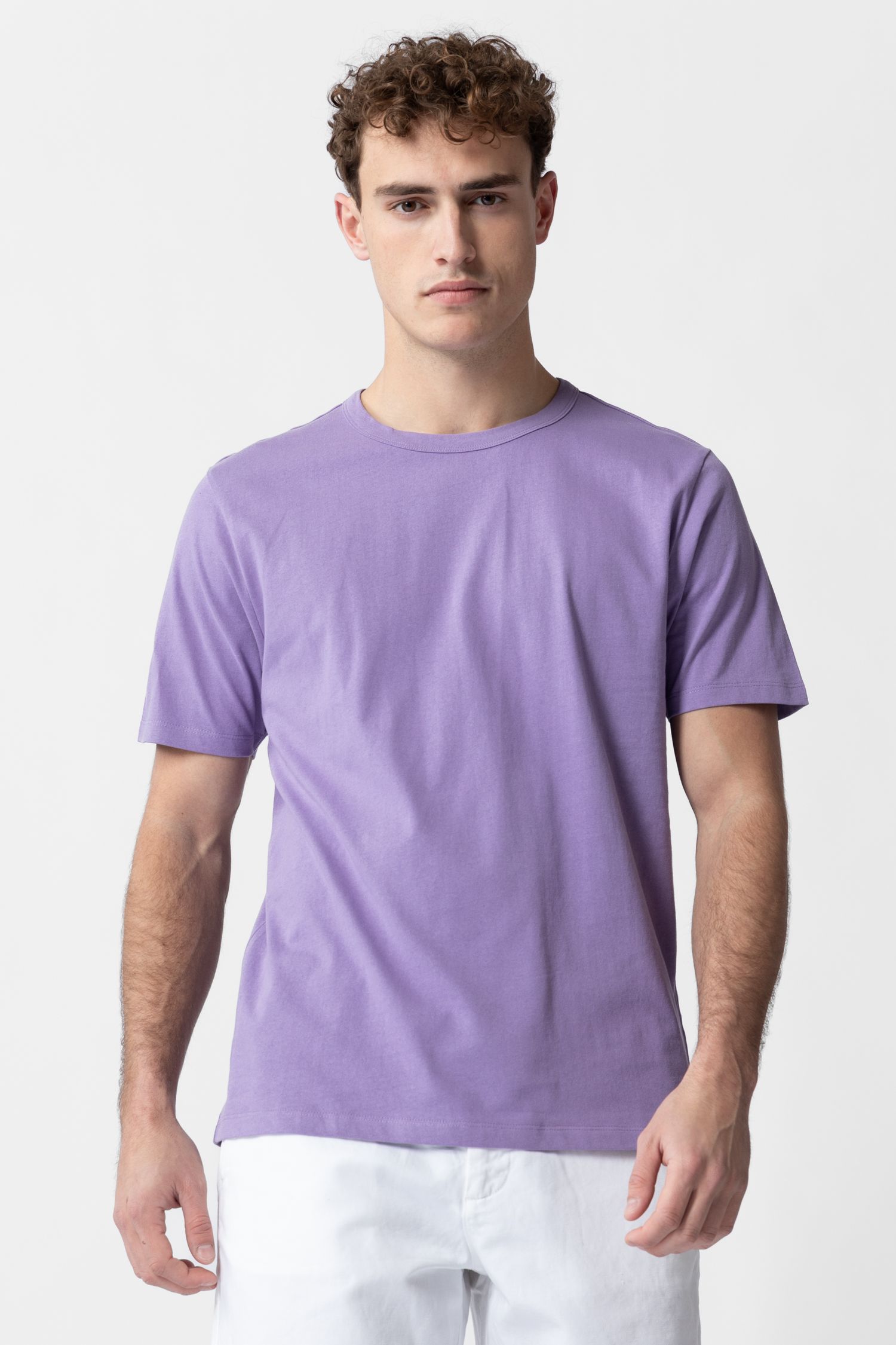 T shirt en coton violet