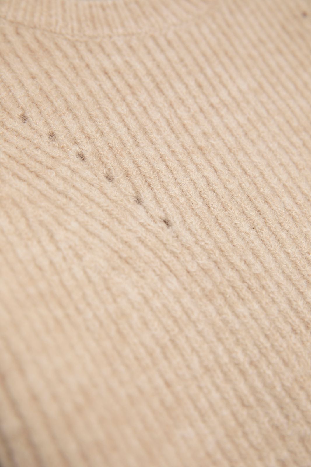 Robe tricotée - beige