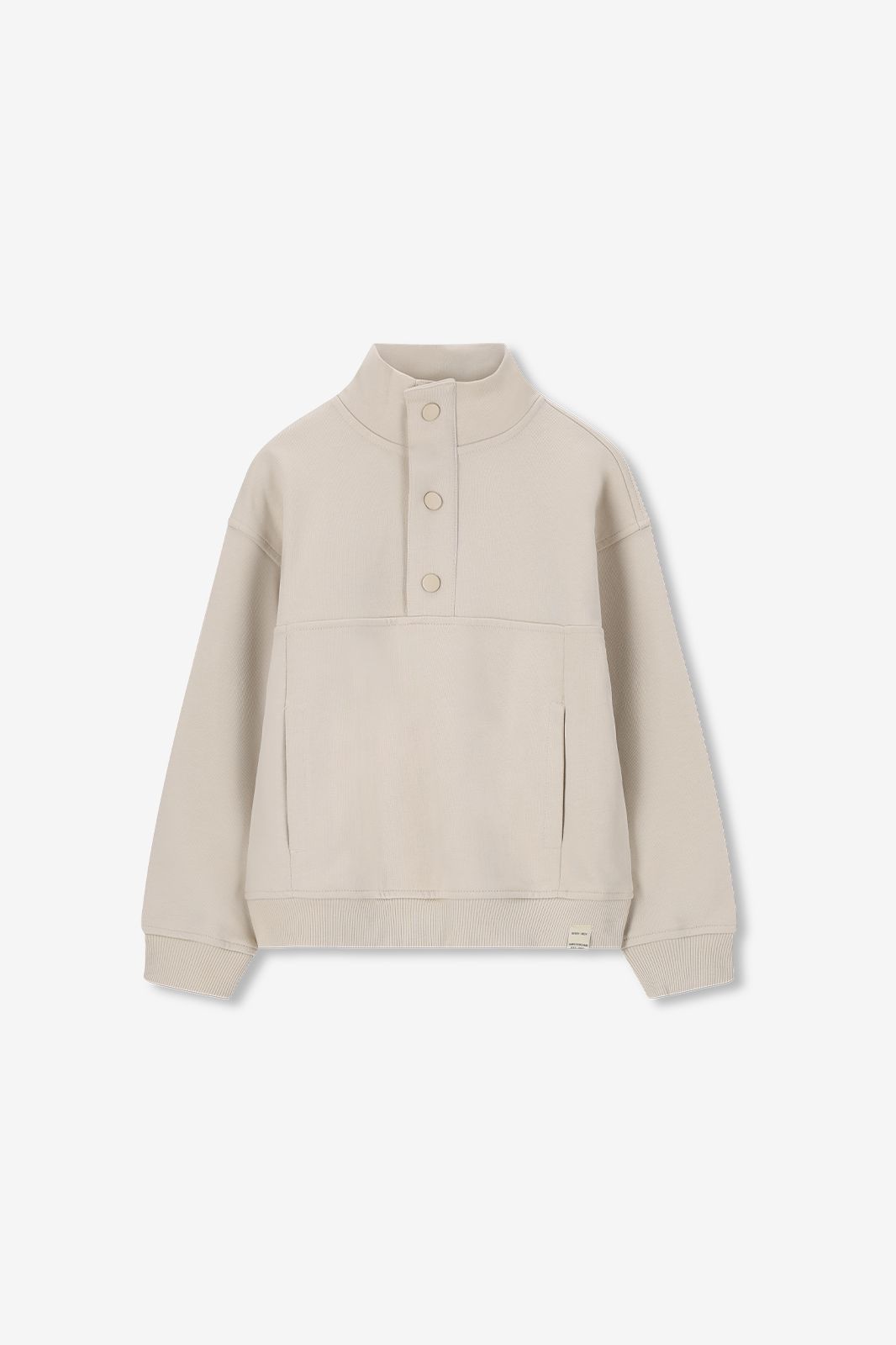 Sweater mit Schildkrötenkrangen - beige