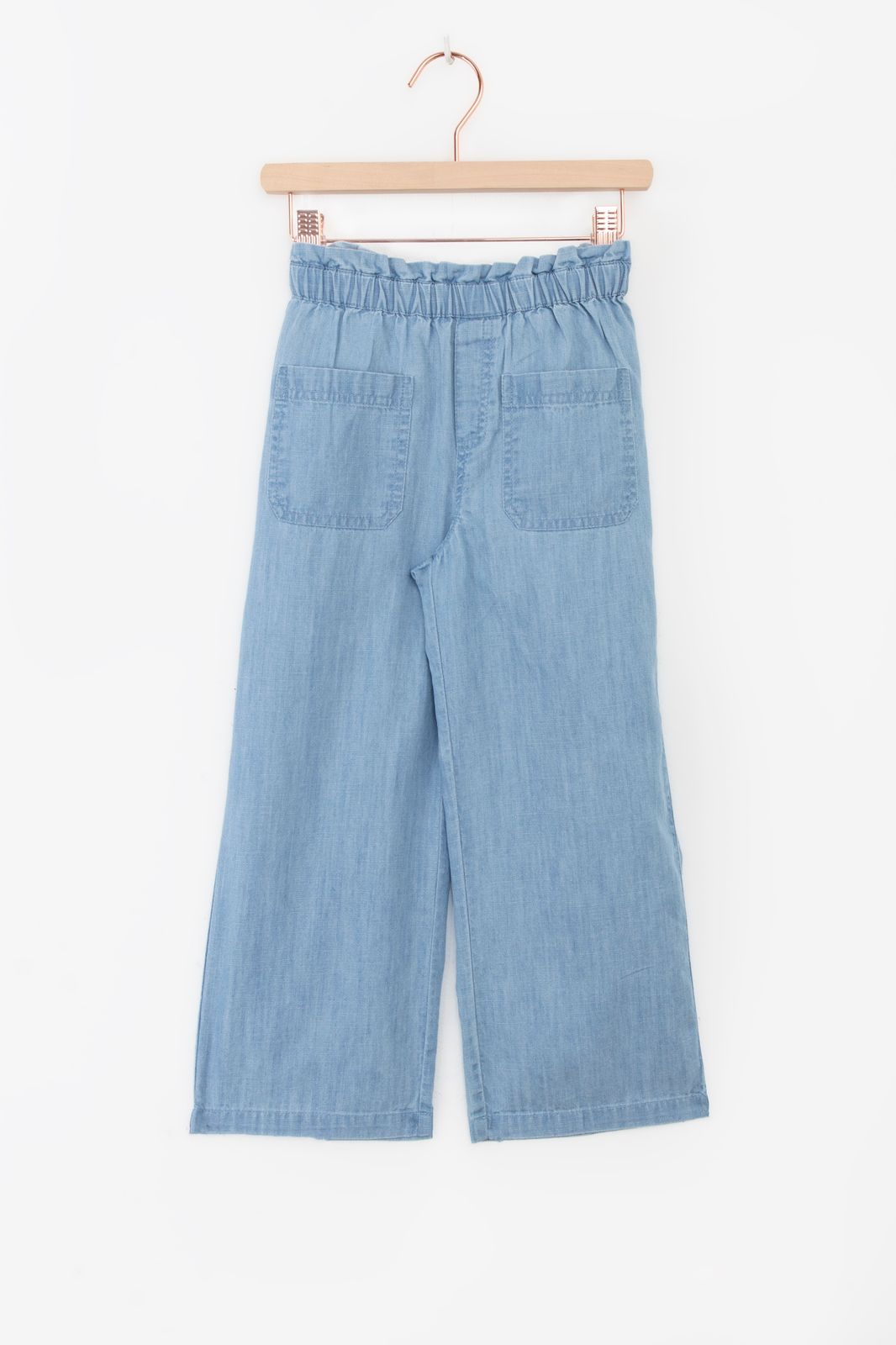Denim-Hose aus Musselin