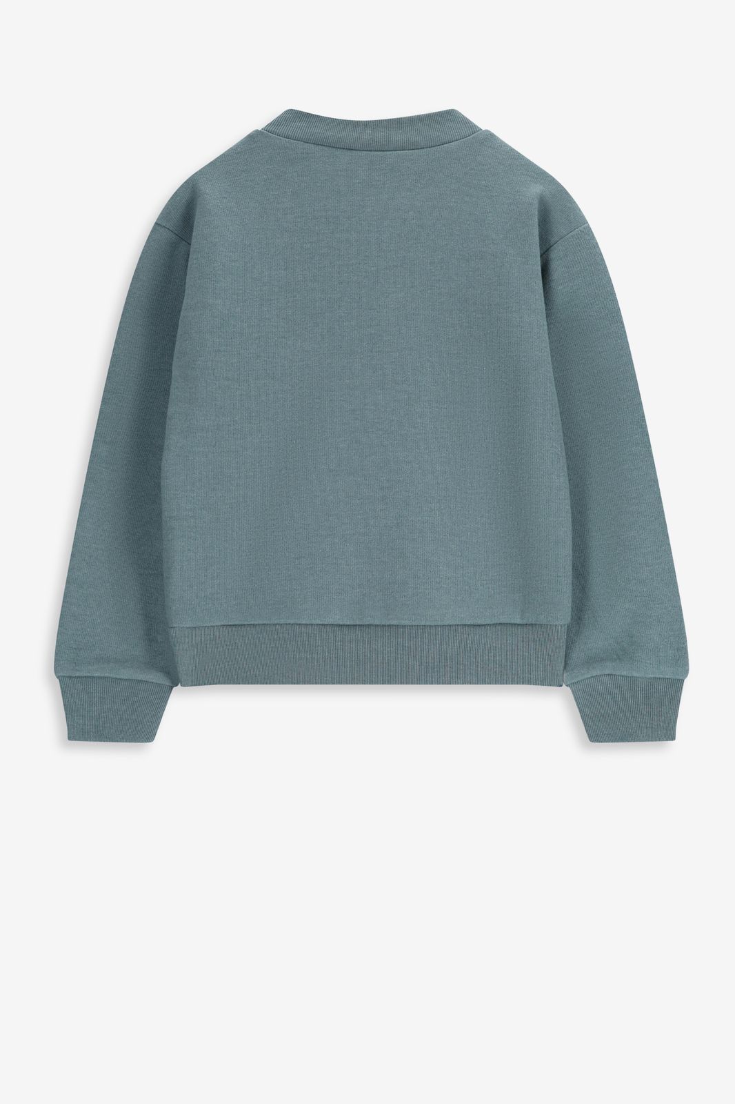 Sweater mit Stehkragen - blau