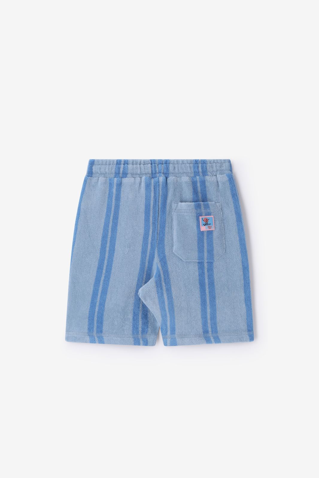 Gestreifte Nicki-Shorts - blau