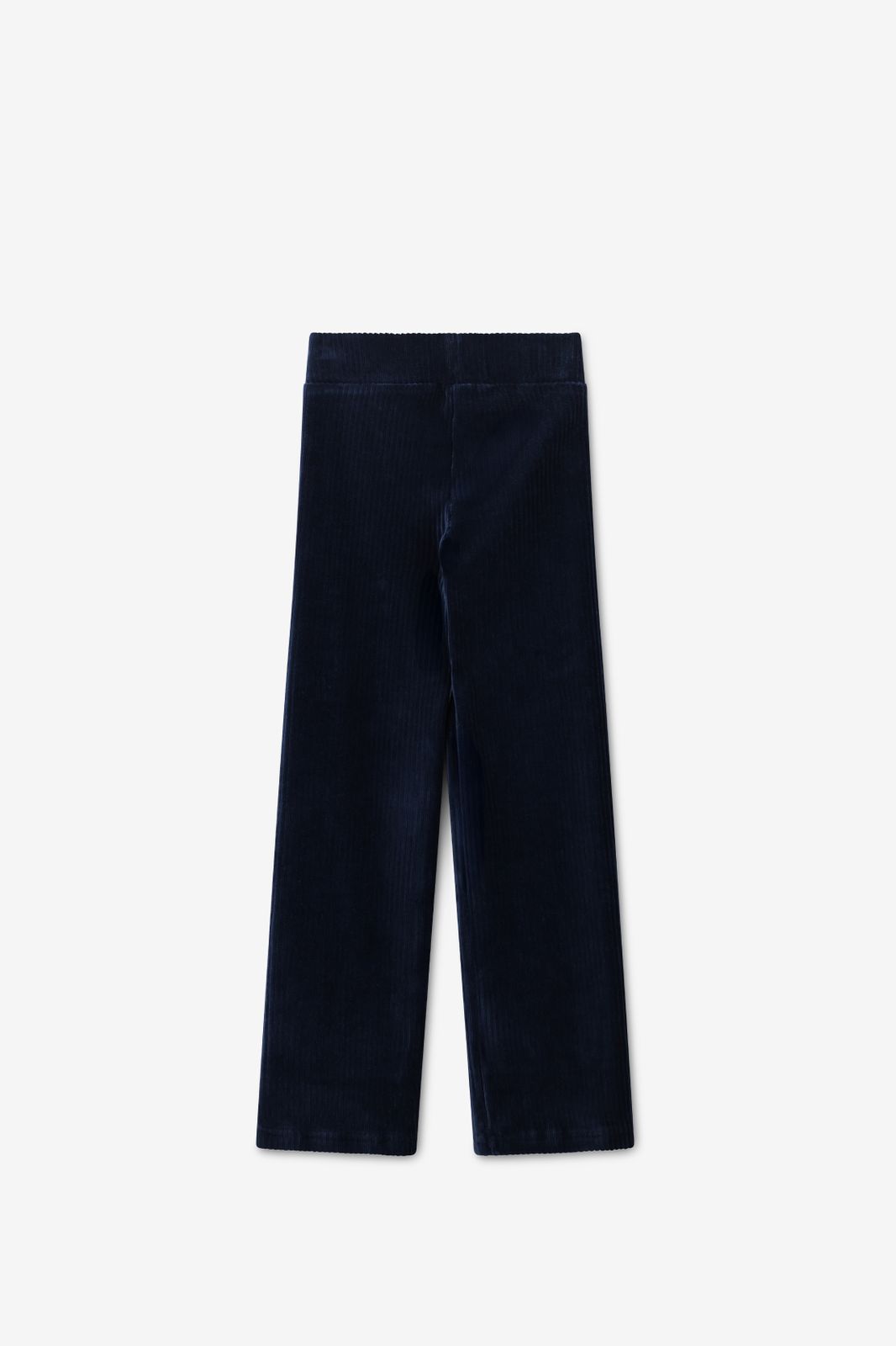 Cord-Leggings mit geradem Schnitt - dunkelblau