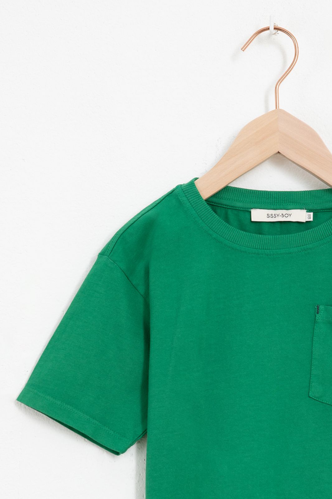 T-Shirt aus Baumwolle - dunkelgrün
