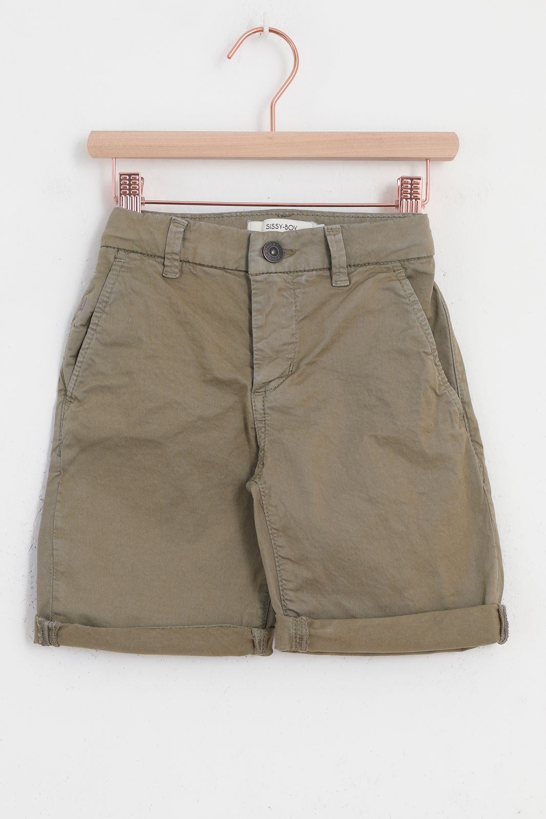 Chino-Shorts - dunkelgrün