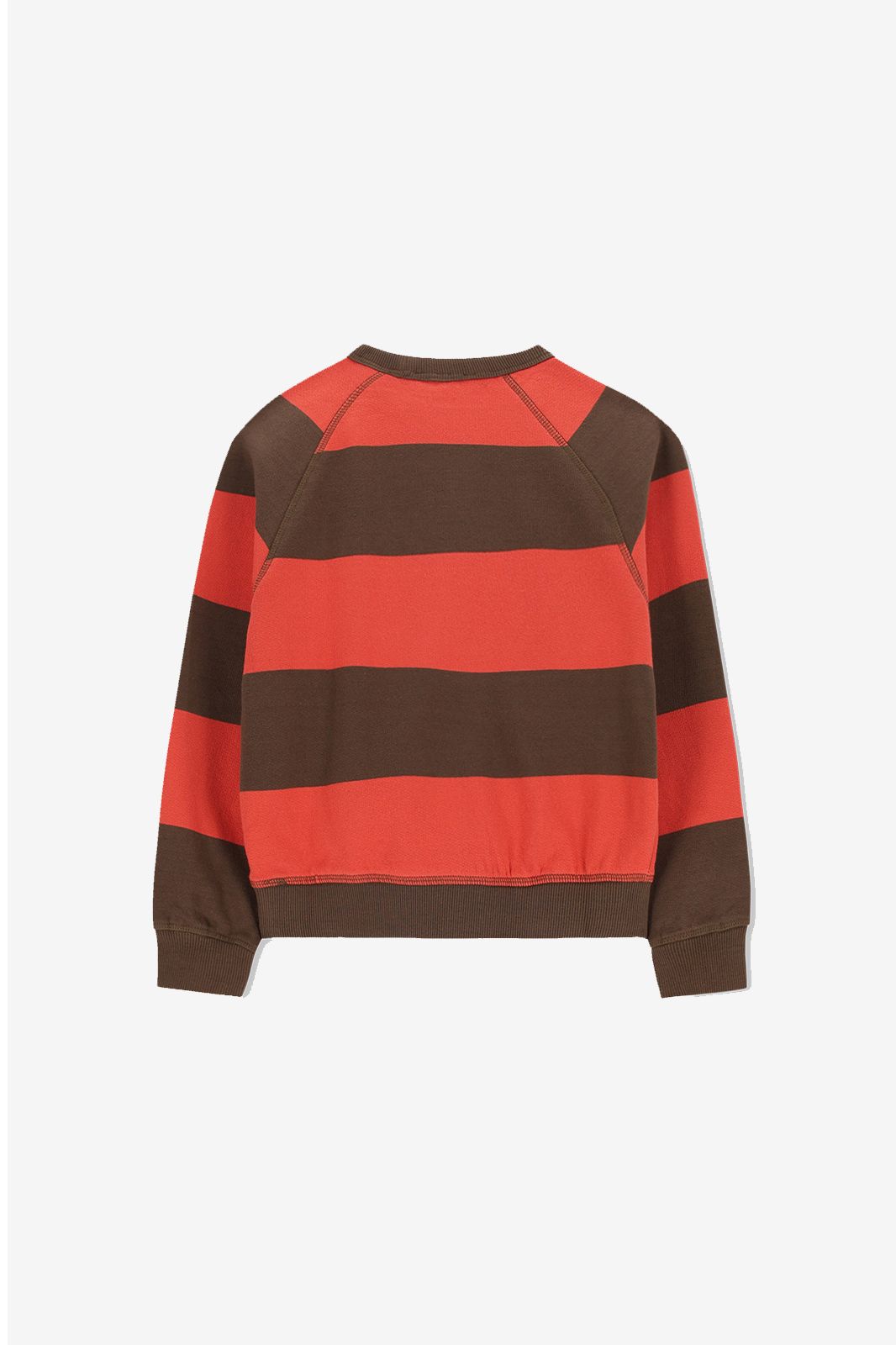 Gestreifter Sweater - dunkelgrün
