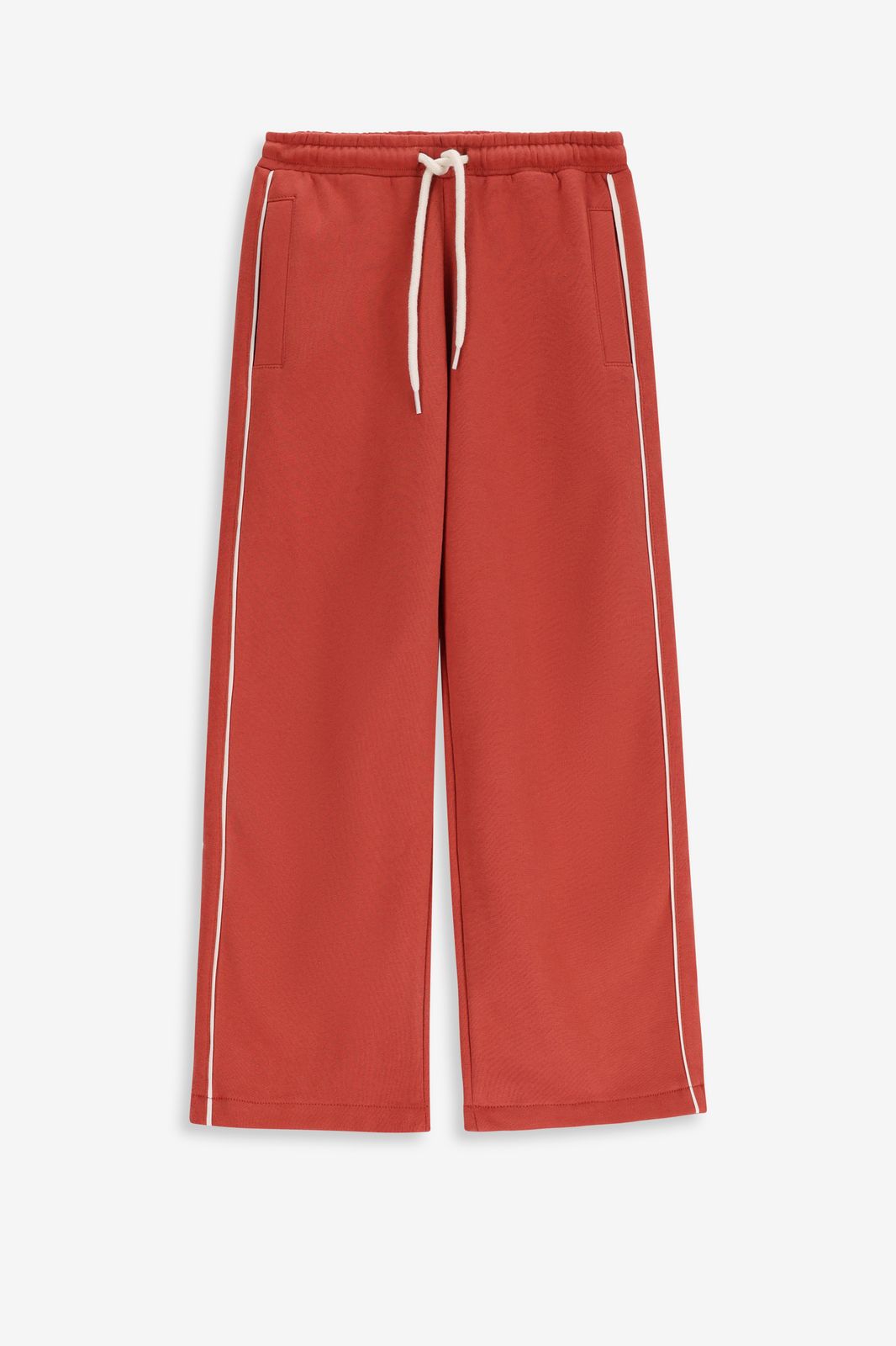 Jogginghose mit geradem Bein - orange