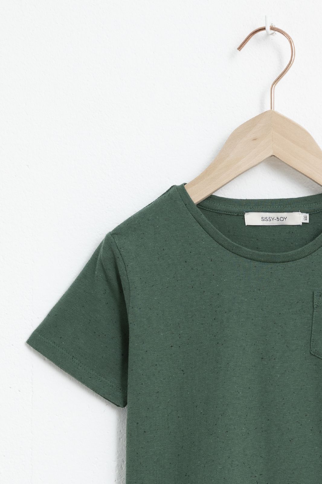 Grünes T-Shirt aus Baumwolle