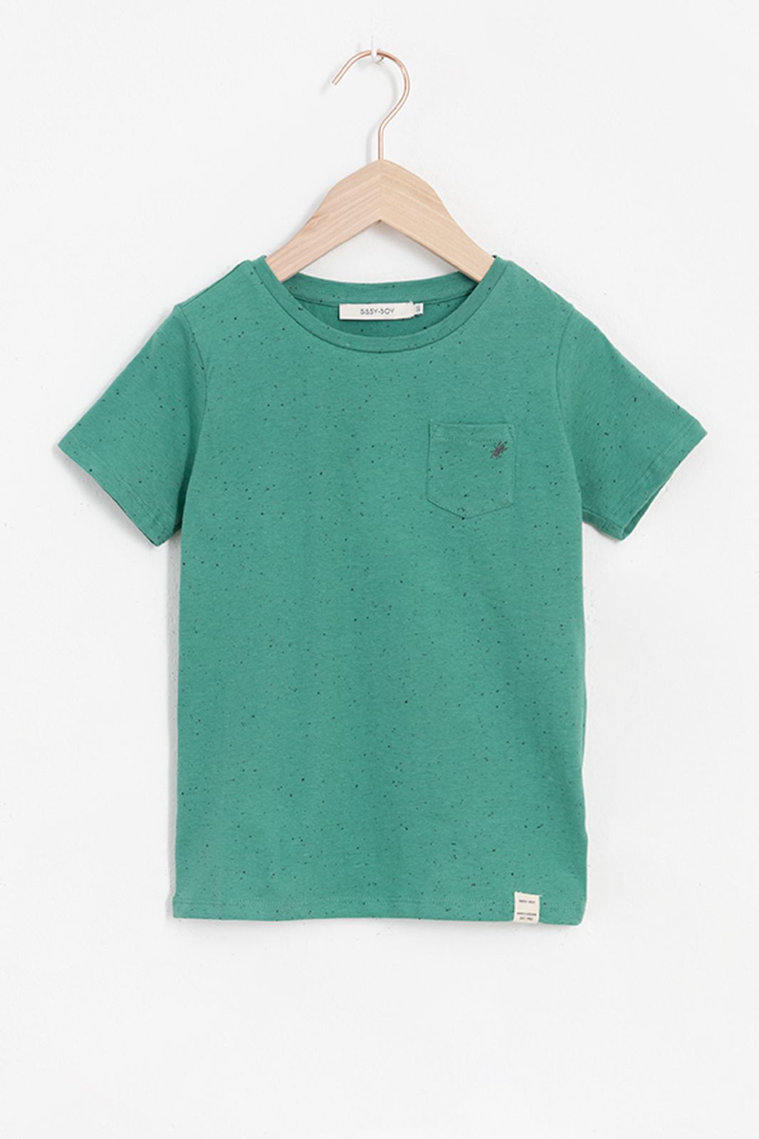 T-Shirt mit Knötchen - grün