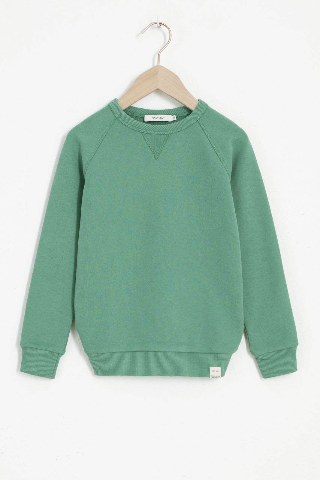 Crew Neck-Sweater - grün
