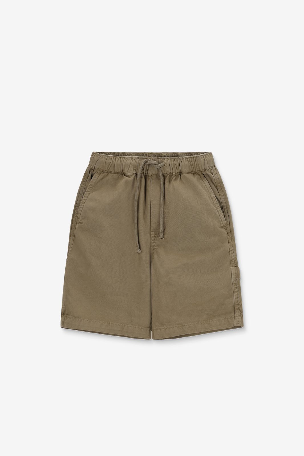 Shorts mit Kordelzug - grün