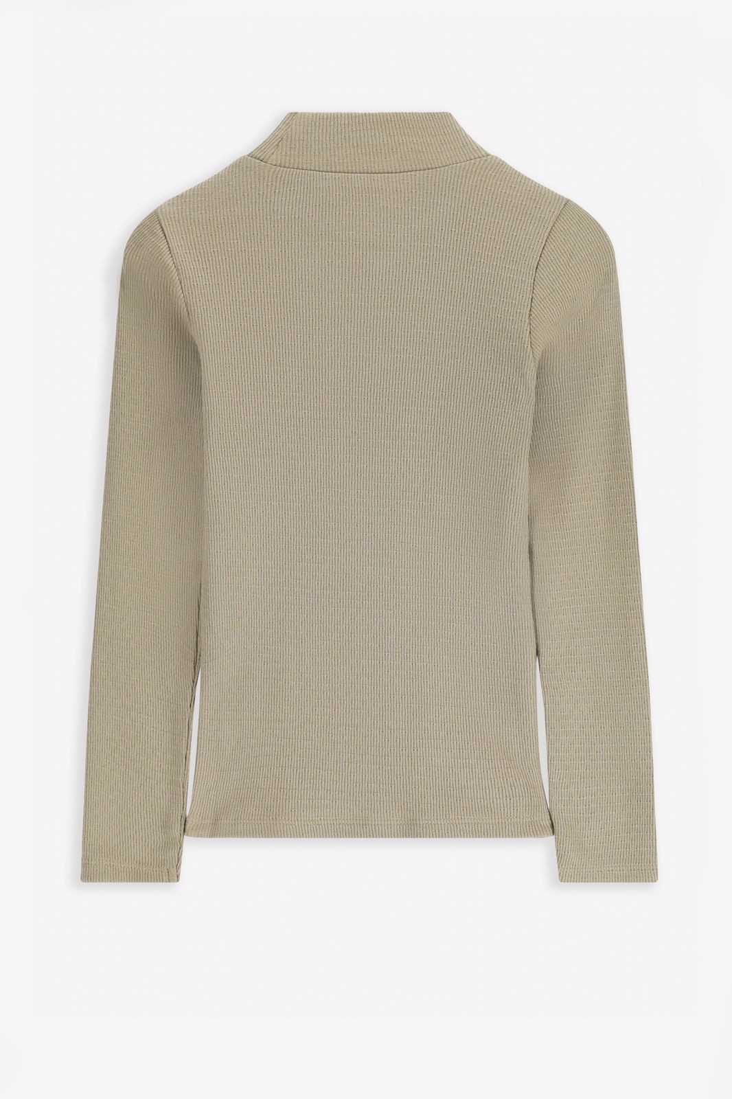Langarmshirt mit Schildkrötenkragen - grün