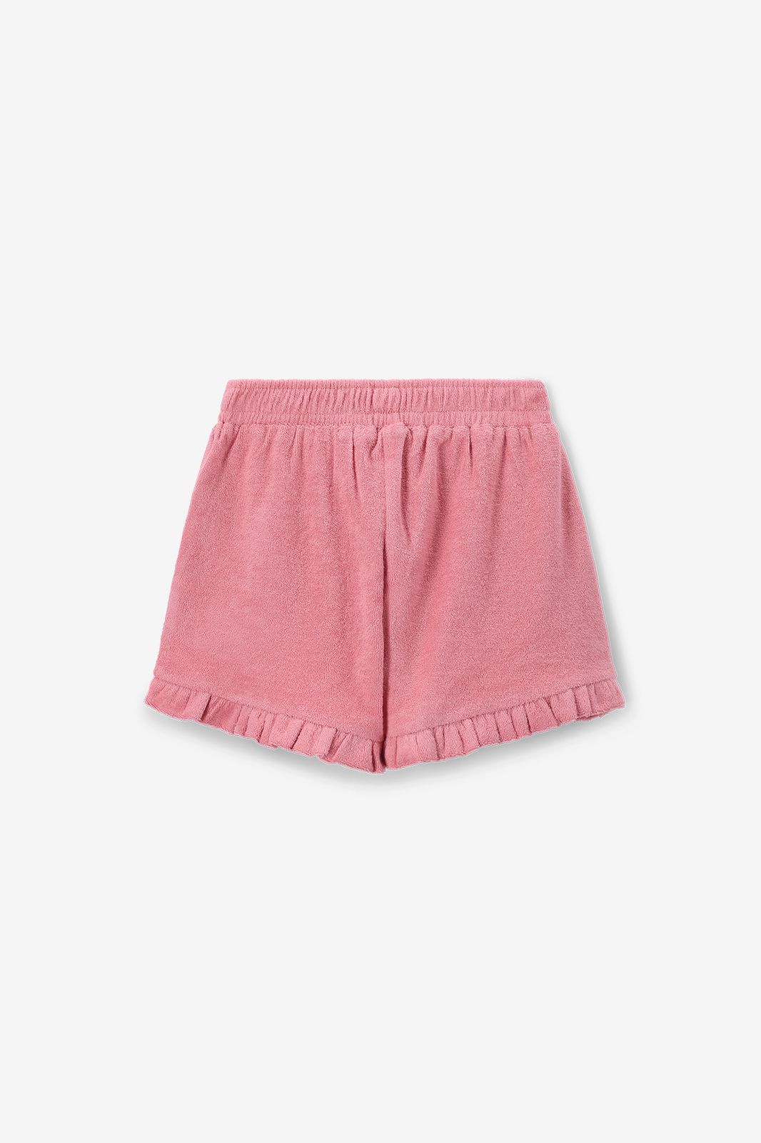 Shorts aus Nickistoff - hellrosa