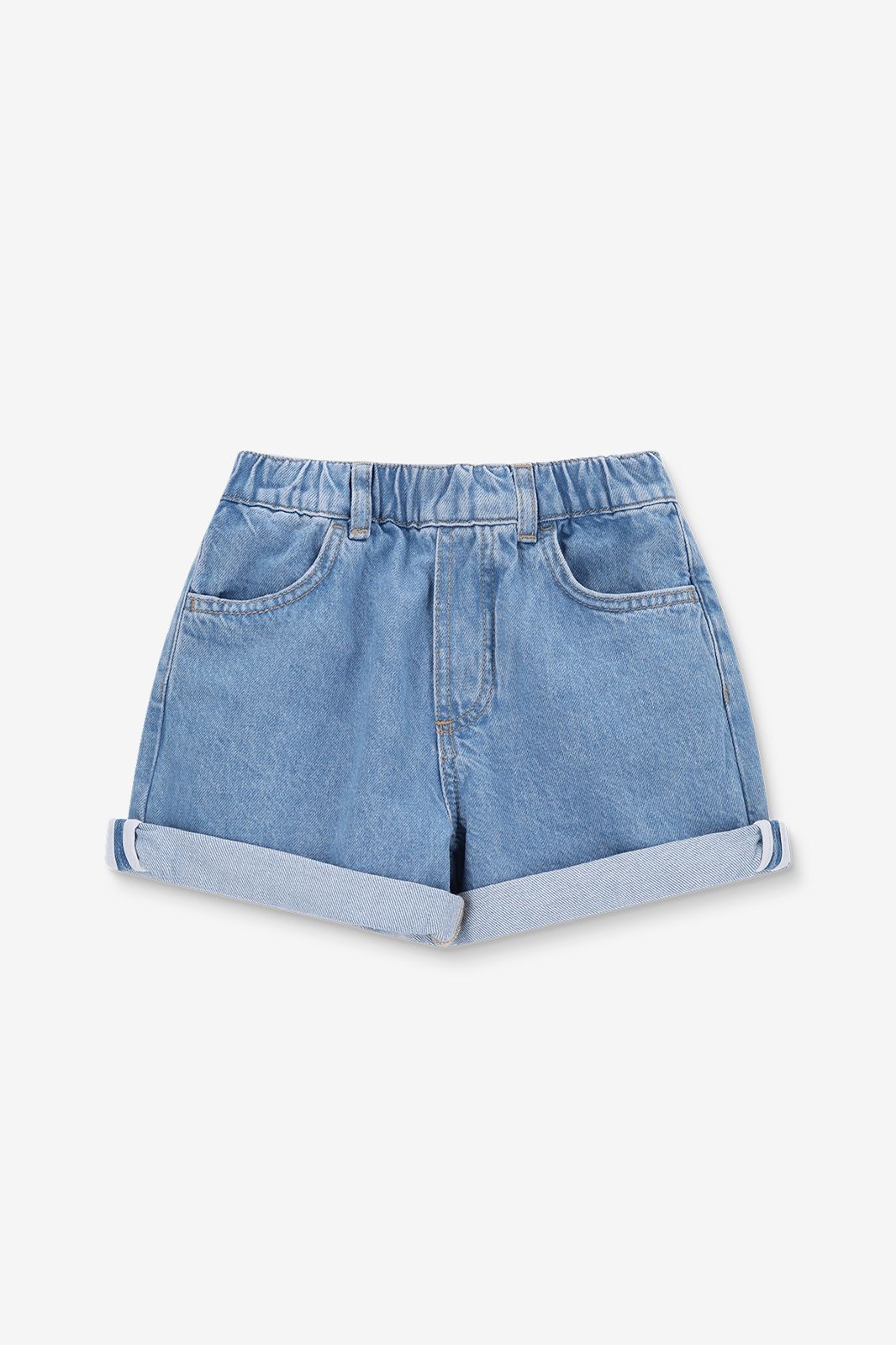 Denim-Shorts - hellblau
