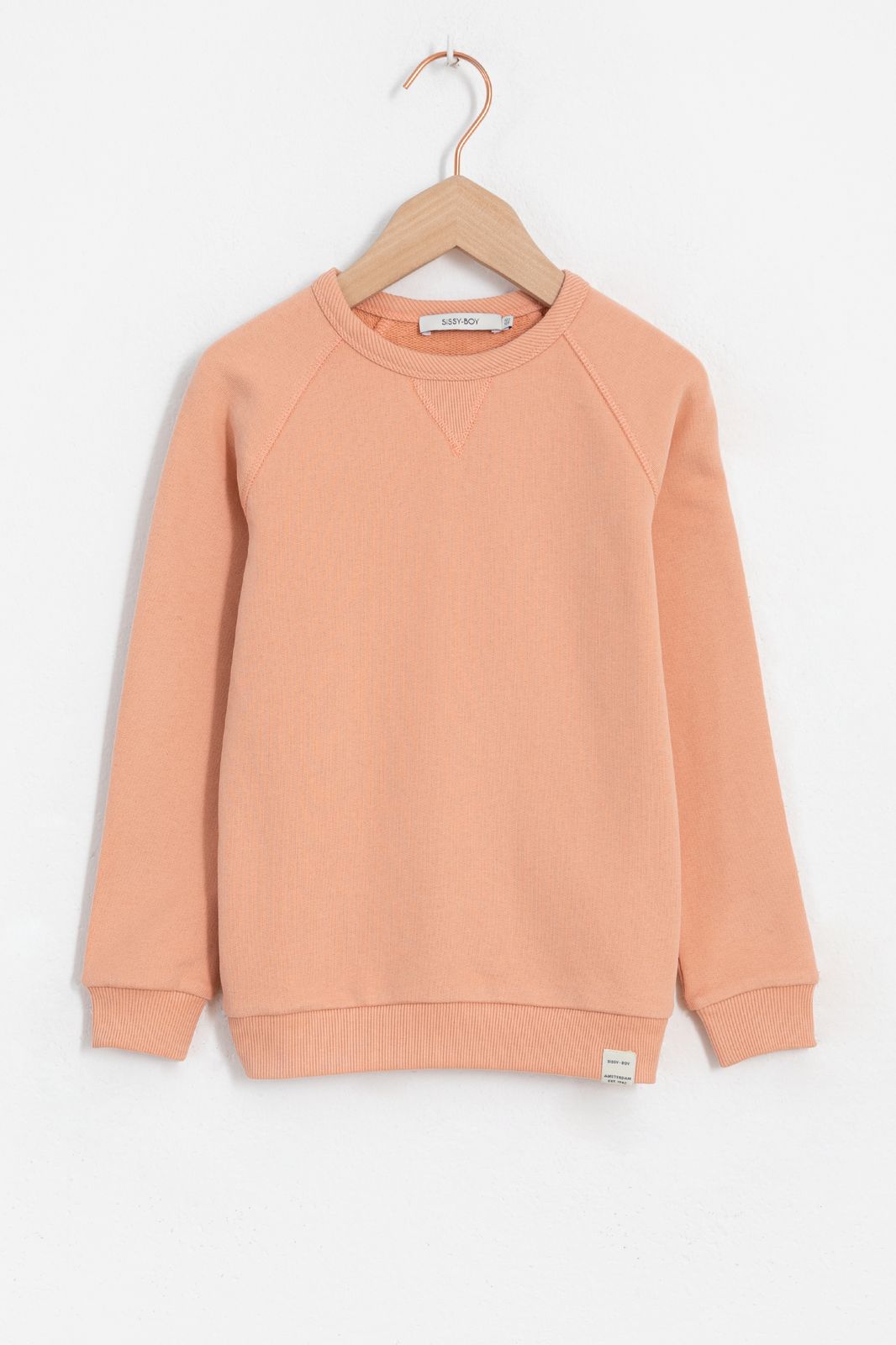 Crew Neck-Sweater - orange